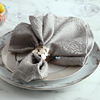 Linen-linen cloth napkins folding flower hotel west napkins|ru