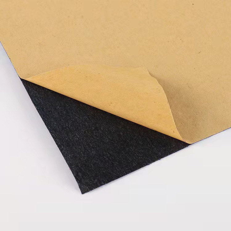 [厂家现货销售] 特价上胶黑色无纺底植绒　17#黑色绒纸