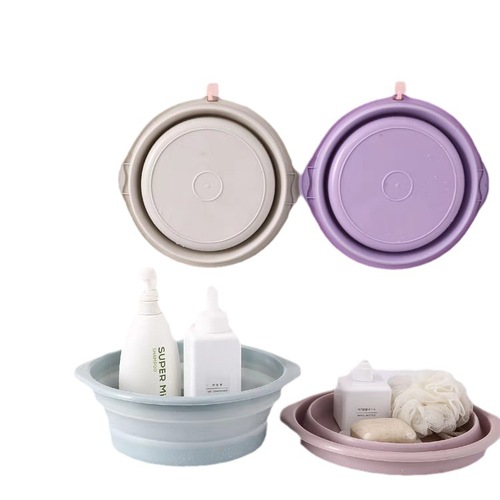 Collapsible Face Basin Portable Household Baby Telescopic Travel Face Basin Compressed Lightweight Foldable Basin