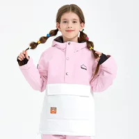 2023 новый детский лыжный костюм для мальчиков толстый шпон двойной сплит открытый водонепроницаемый лыжный топ
