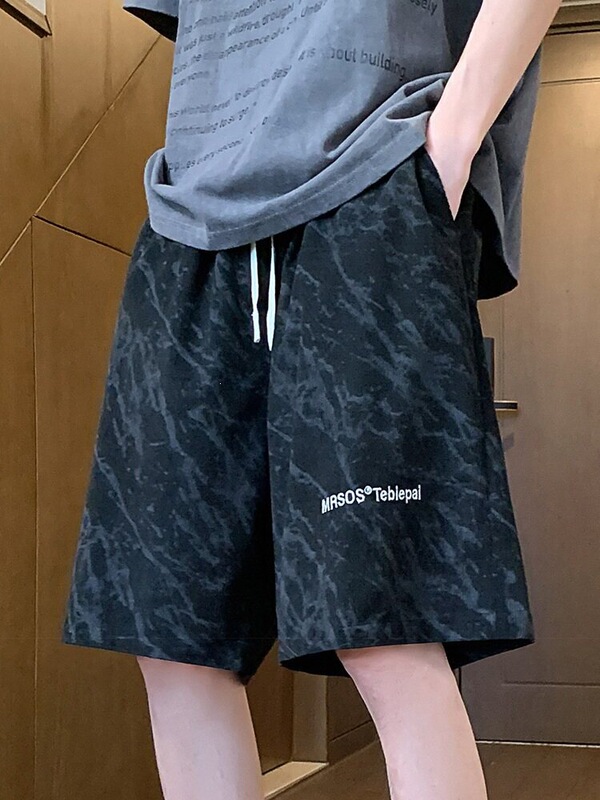 Casual Shorts for Men, Summer 2026 New Style, Oversized Trendy Brand Sports Shorts, Beach Five-Point Shorts 5