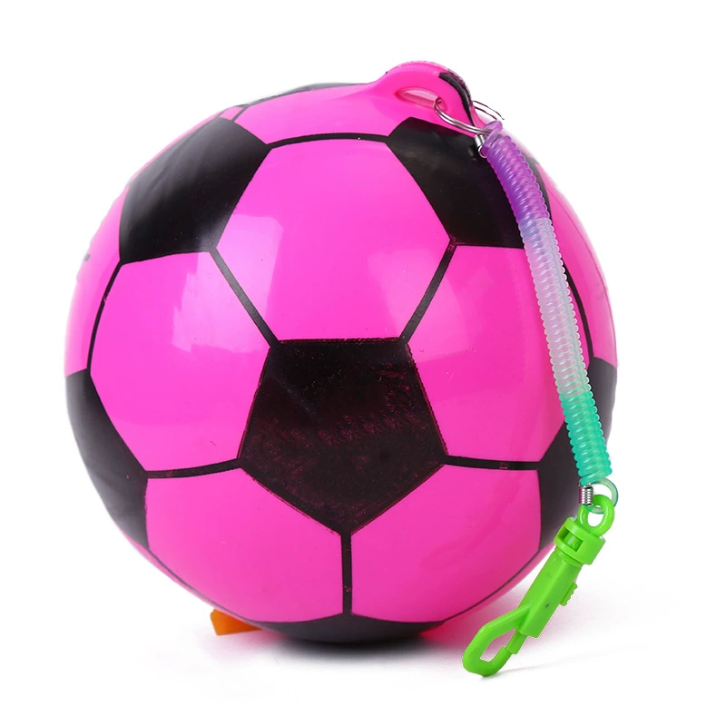Новый стиль футбольной тренировки с пружинной веревкой цепи кольцо футбол надувной игрушечный мяч ребенок маленький футбол