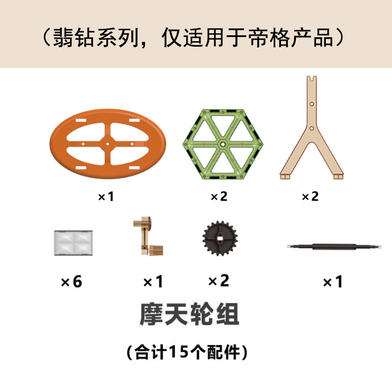 [Surface de forage] Grande roue (15 accessoires)