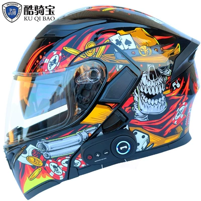 Motorcycle Safety Supplies – electric motorcycle Bluetooth helmet double - musketeer-with-k10-bluetooth-m