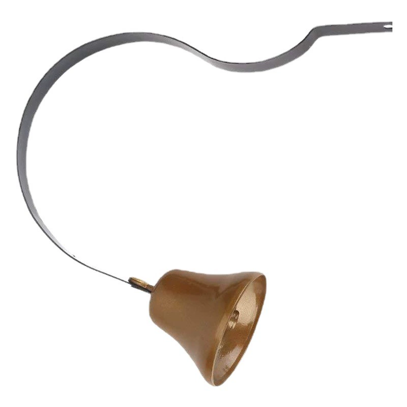 Хит продаж: трансграничный дверной звонок для собак с громким звуком, из высококачественного материала, для дрессировки, черный металлический маленький медный колокольчик