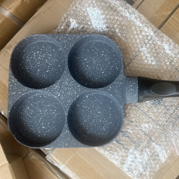 Sartén de tortilla maifan sartén de piedra sartén antiadherente para el hogar pan de cuatro agujeros mini pan de desayuno tortilla artefacto pequeño pan de panqueque