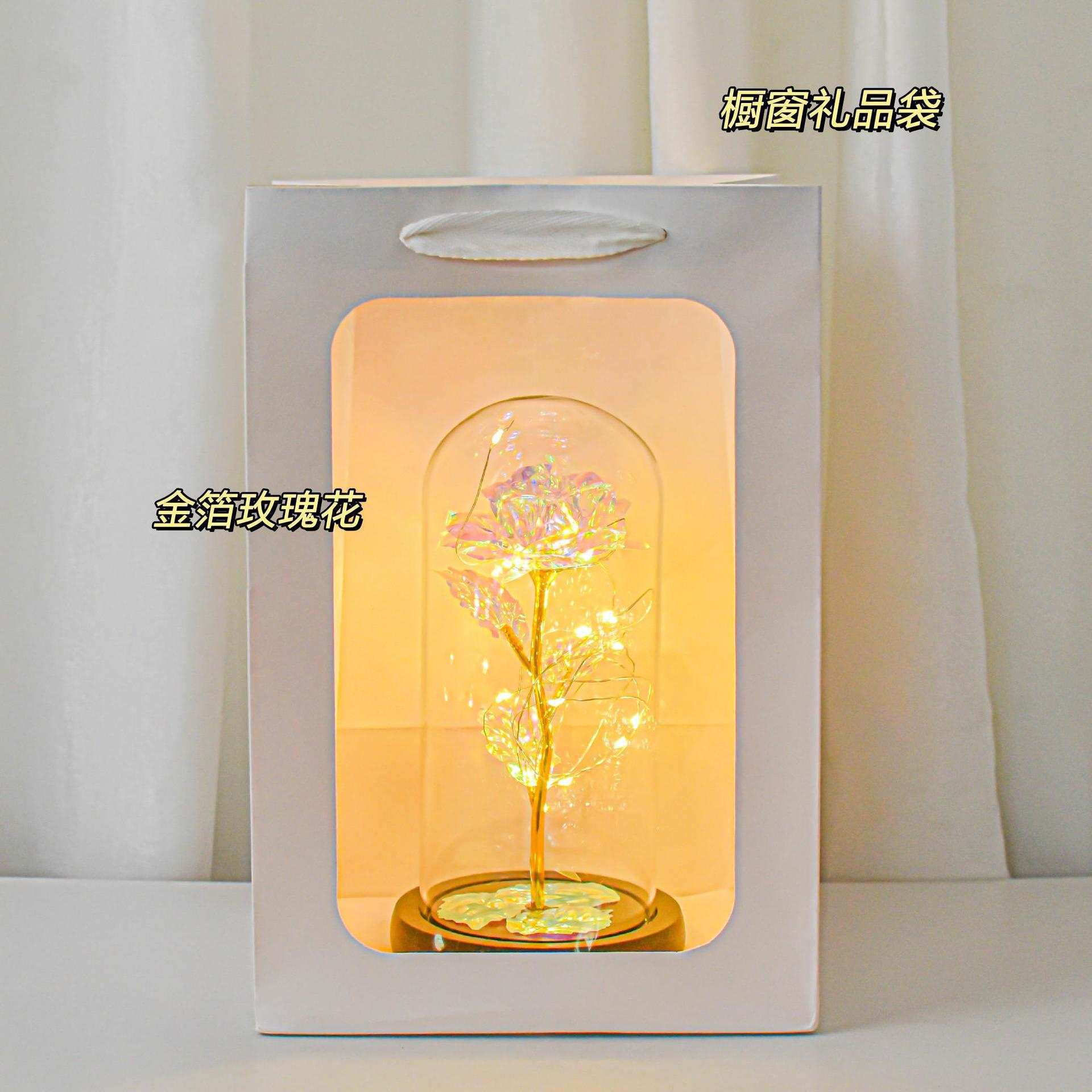 Colored gold (black background) + gift bag (free battery) ghostwriting greeting cards