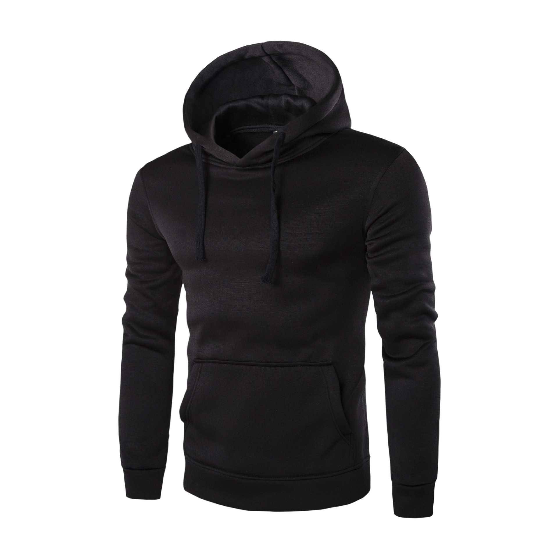Herrenbekleidung einfarbiges Sweatshirt Herren Kapuzenpullover Frühling und Herbst lässig Langarmpullover Sweatshirtjacke WY14_voghion.com