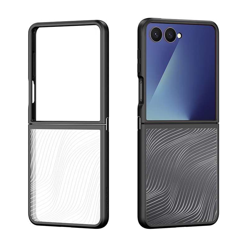 卸売に適したサムスン ZFlip 30% off スタックスクリーン携帯電話ケース ZFold7/6 保護バックシェル透明落下防止ケース|undefined
