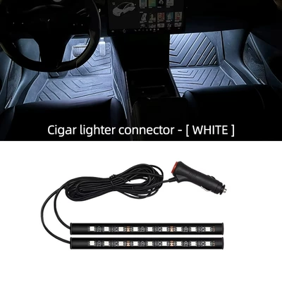 Cross-border hot sale car seat: Other lights - one-for-two-18-lights-cigarette-lighter-plug-white-light