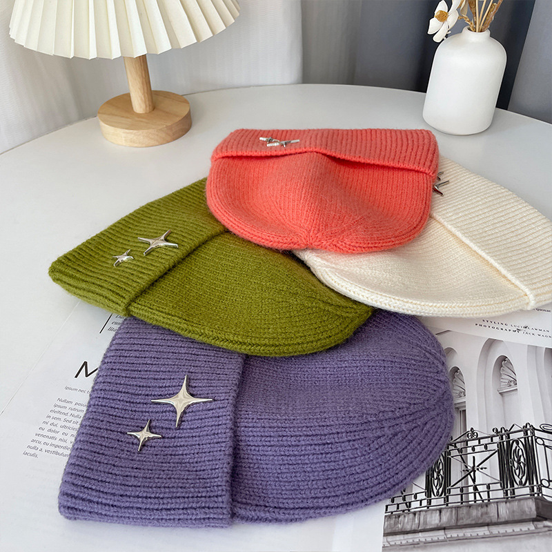 Women's Elegant Basic Solid Color Eaveless Wool Cap display picture 2