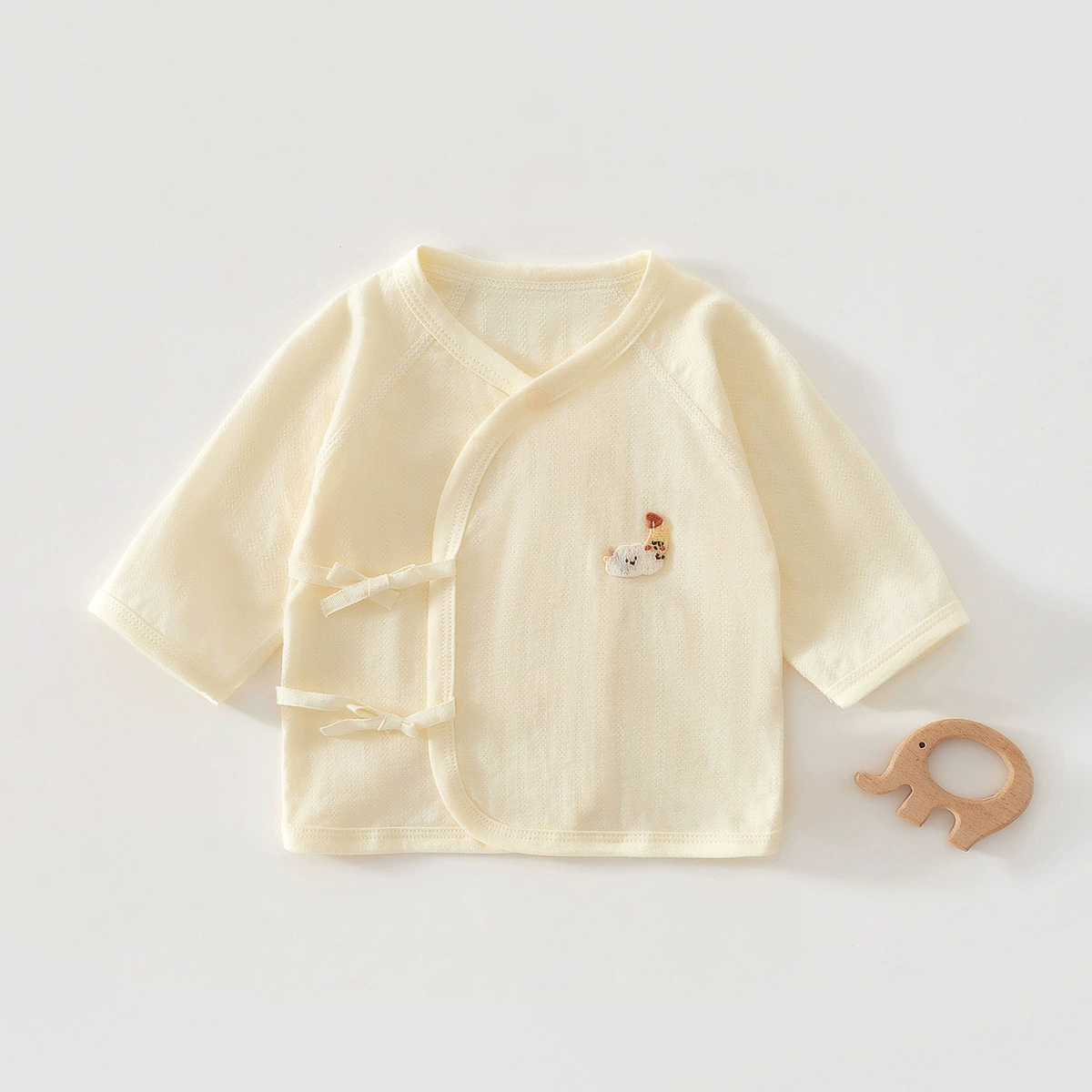 Детская одежда Летняя тонкая одежда для новорожденных с половинной спиной