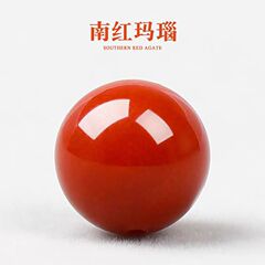 戦国赤南赤瑪瑙ルースビーズ四川素材柿赤瑪瑙シングルラウンドビーズ diy ブレスレットブレスレットアクセサリー