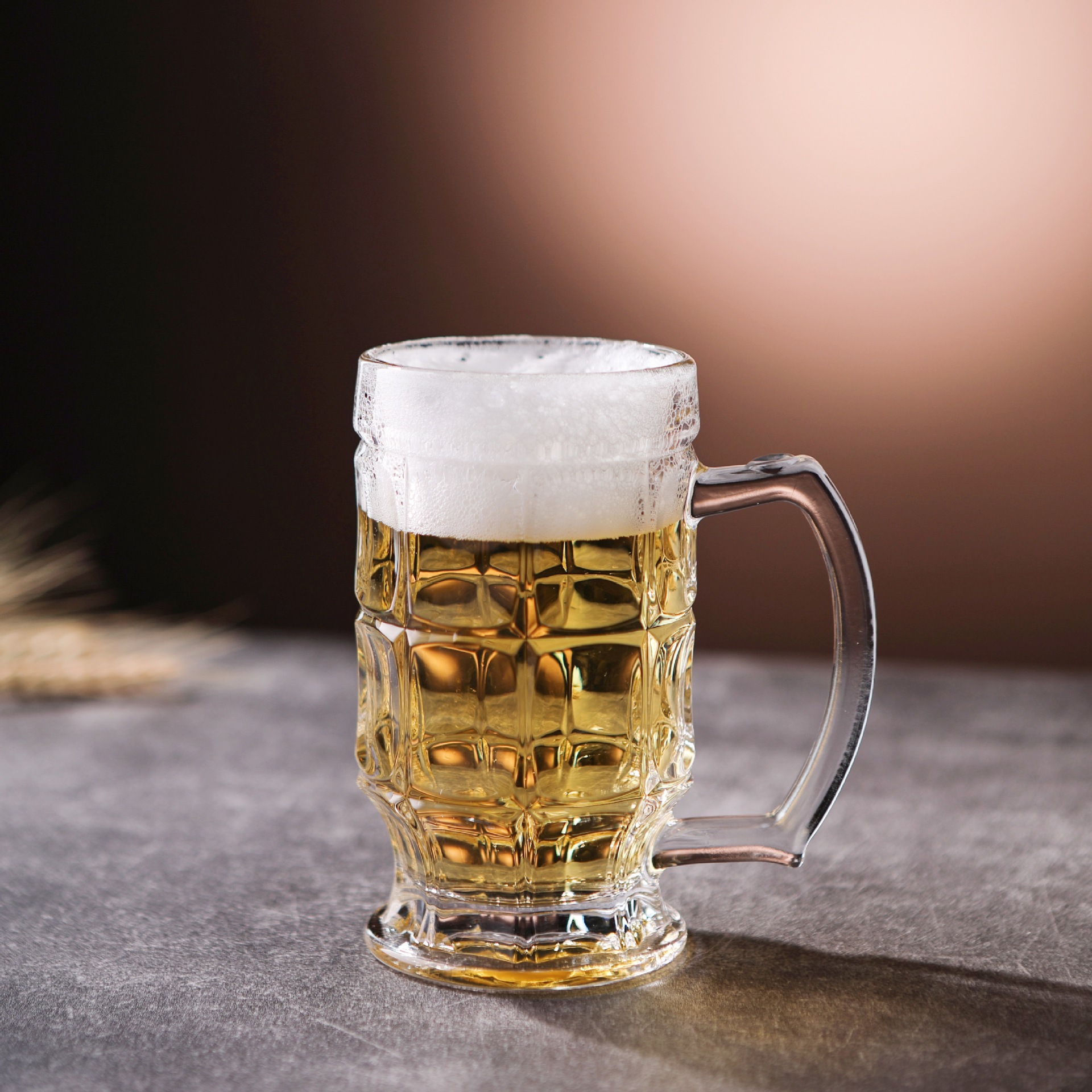 Tazas de cerveza de trigo alemanas restaurantes de cerveza creativas caseras de cerveza de vidrio de hotel impresión logotipo de tazas de bebida