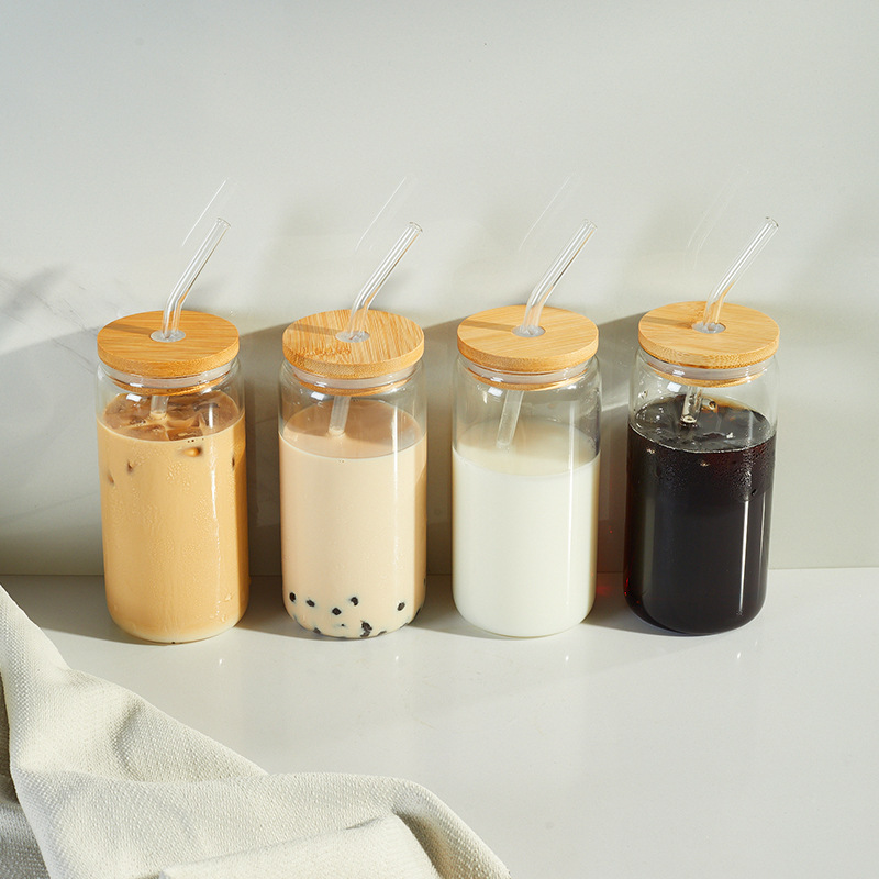 Solid Color Pattern Casual Style Casual Solid Color Borosilicate Glass Glass Water Bottles 1 Piece