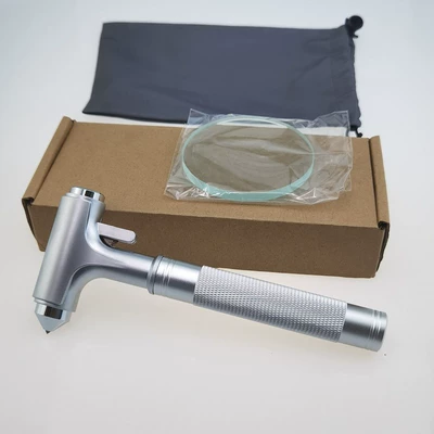 Qəza çəkici Breaker Car Underwater Life-Saving Escape - km45-metal-tungsten-steel-hammer-silver