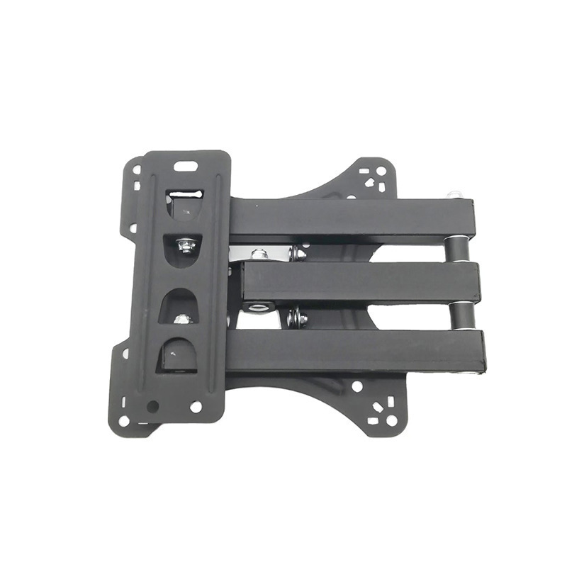 Percha de televisión de pantalla de televisión de cristal líquido percha de pared colgante universal retráctil y soporte giratorio ajustable image 5
