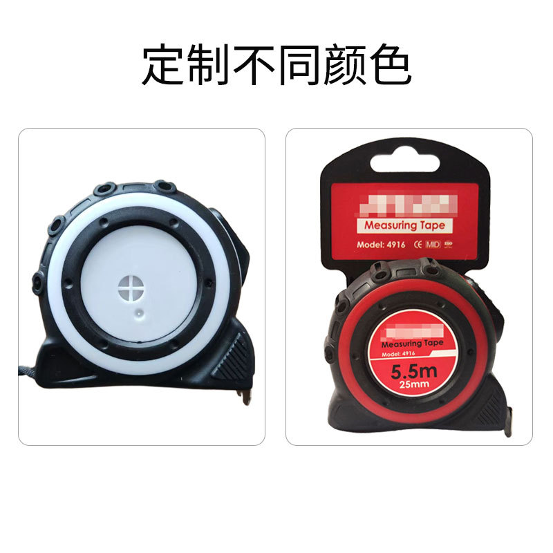 Fábrica personalizada mayorista comercio exterior transfronterizo cinta de acero de pulgadas 3 - 5 metros ingeniería anti-caída auto-bloqueo de espesamiento de alta precisión
