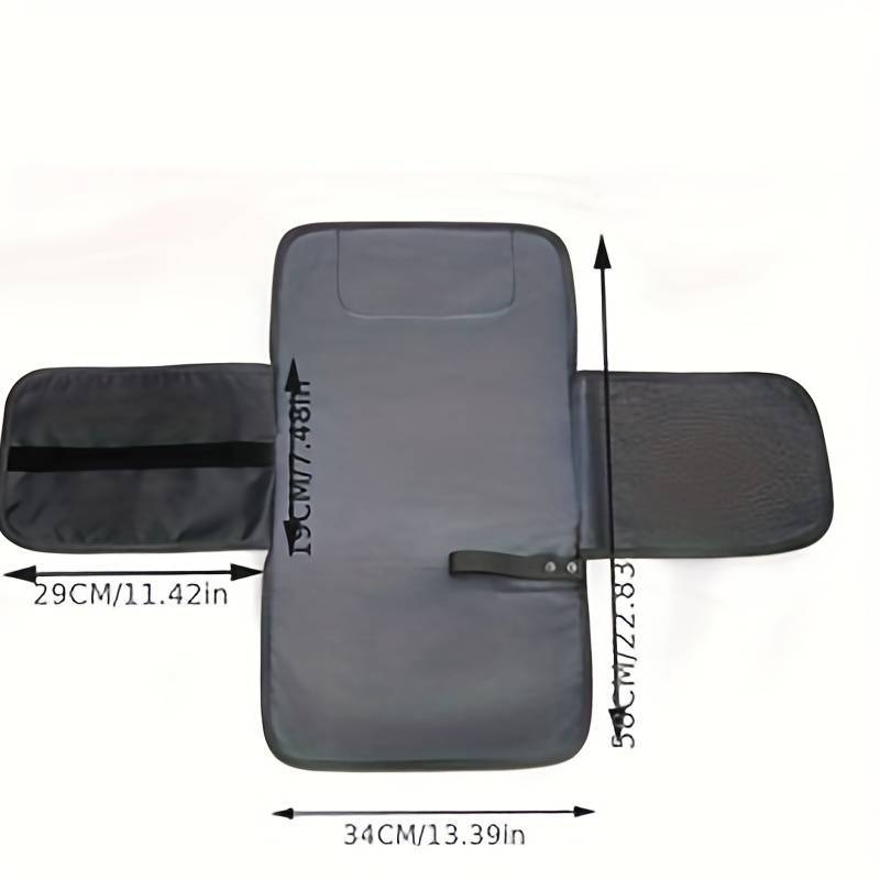 Almohadilla de cambio de pañal plegable portátil para bebé Almohadilla de pañal impermeable Bolsa de almacenamiento de pañal de bolsillo Amazon estilo explosivo transfronterizo