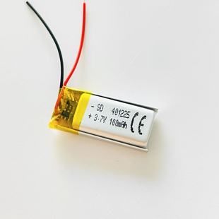 401225�ۺ����늳�100mAh�{�����C����܇�d��Ʒ3.7v�ɳ��늳�