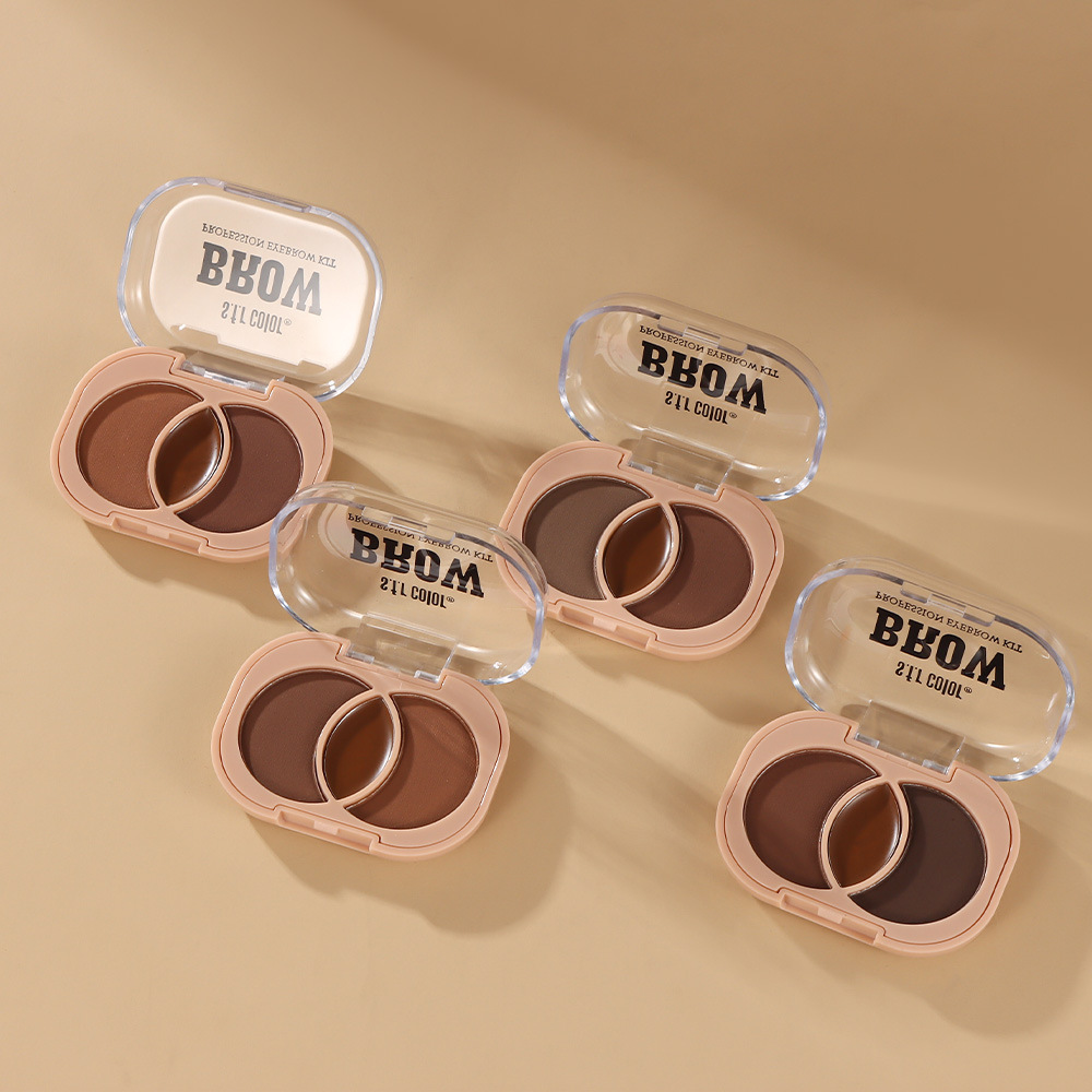 EYEBROW s.f.r color transfronterizo exclusivo nuevo producto de venta caliente sensación de niebla tridimensional natural crema de cejas de polvo de cejas de tres colores image 3
