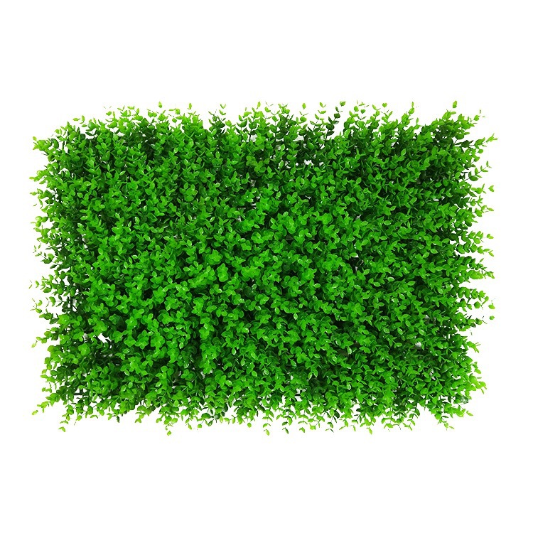 Planta artificial pared Fondo eucalipto pared plástico falso césped planta verde pared puerta cabeza interior tienda reclutamiento planta flor pared