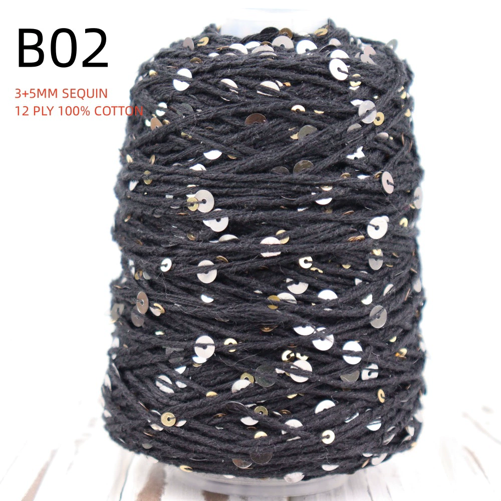 Вязаные ногти Sequins, 1000 грамм, 3 мм, 6 мм