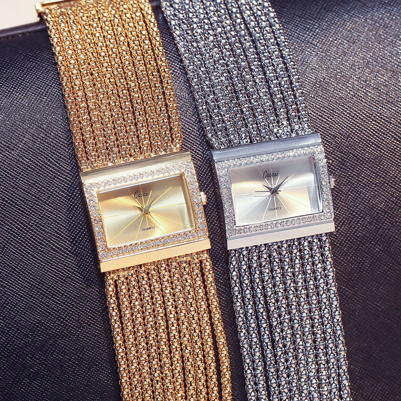 Classic Style, Shiny Style Classic Style Shiny Solid Color Jewelry Buckle Quartz Watch Women's Watches