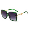 Fashionable trend brand sunglasses, retro glasses solar-powered, city style, European style