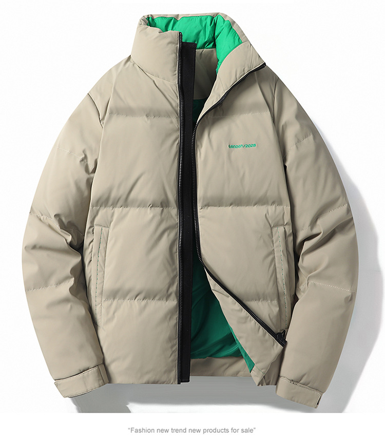 Men's Down Jacket Winter Warm Oversized Standing Collar Coat_voghion.com