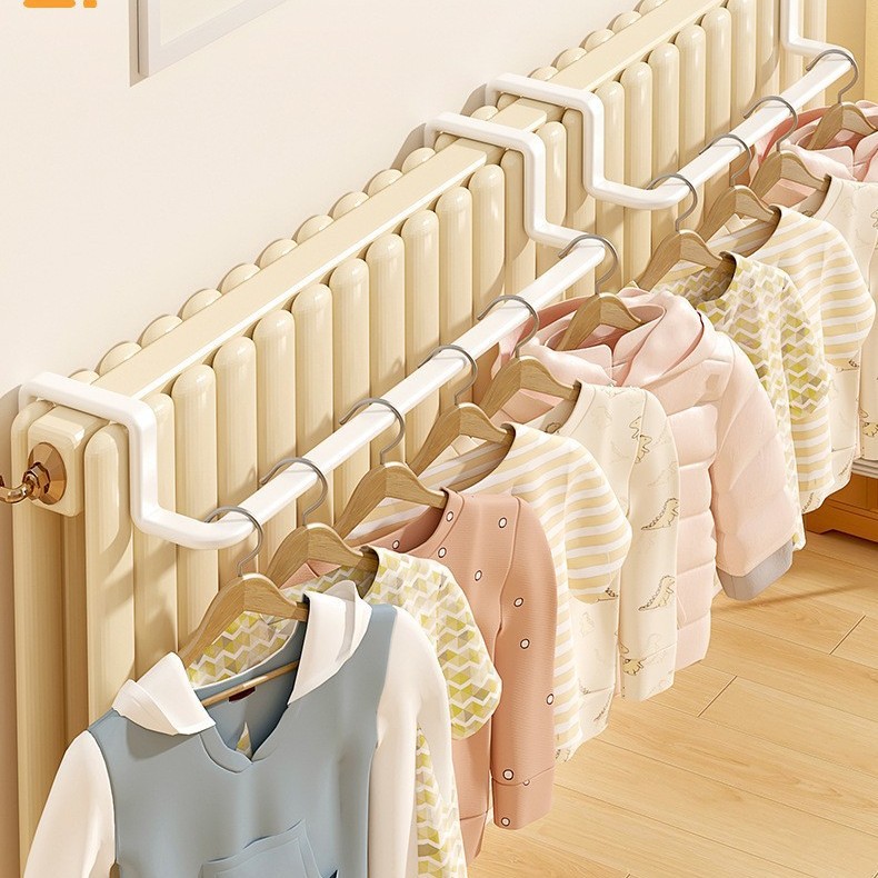 Heating Radiator Hook Rack, Clothes Drying Rack Hook, Drying Rack for Socks and Clothes, Household Drying Essentials