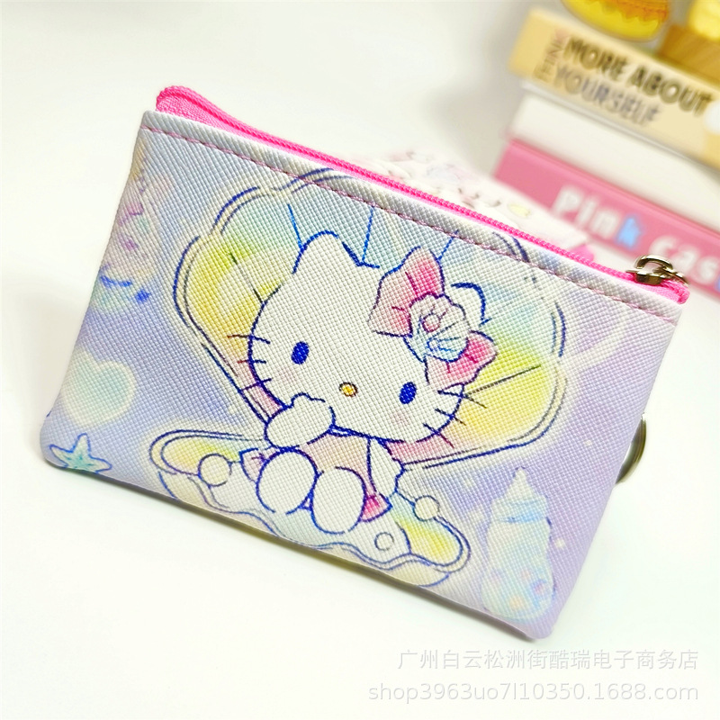 Bolso de la moneda de los niños de dibujos animados lindo niños y niñas monedero bolso de La Moneda bolso de la tarjeta de cremallera pequeña bolsa regalo del estudiante de la escuela primaria