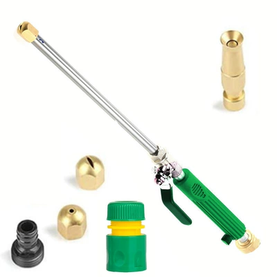 Car cleaning tools, water jet high pressure water gun - suit-7-green-quick-connect-of-long-nozzle-of-green-water-gun