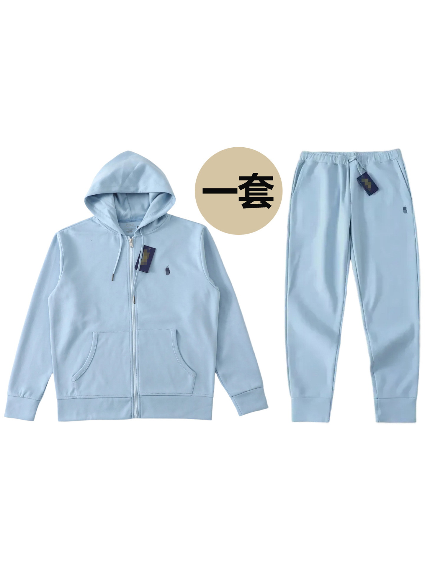 Premium RL Basic Pony Logo Embroidery Hoodie Spring Autumn