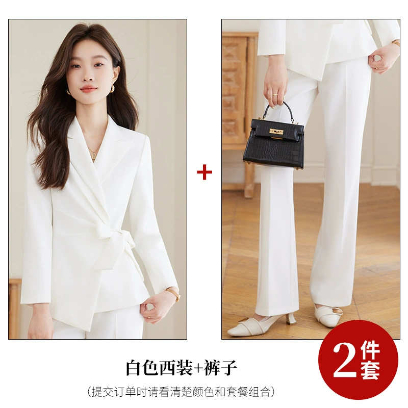 Elite fitted brace, classic suit jacket, set, bright catchy style