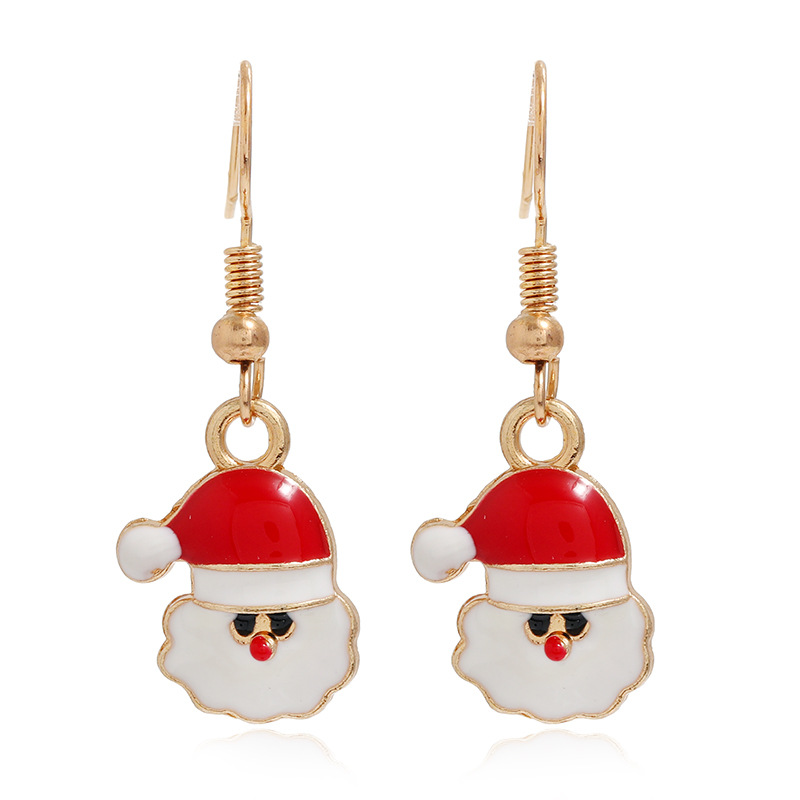 Fashion Christmas Tree Santa Claus Alloy Plating Women's Drop Earrings 1 Pair display picture 28