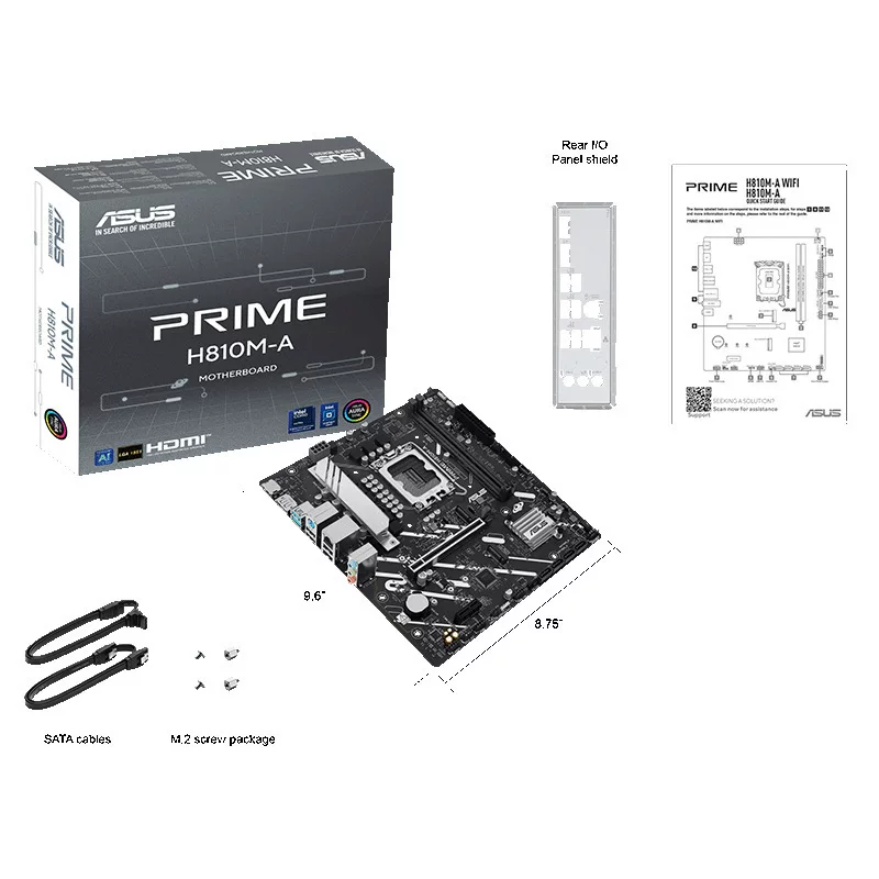 Подходящая для материнской платы ASUS PRIME H810M-A, поддерживает процессор 245KF LGA 1851, материнская плата M-ATX