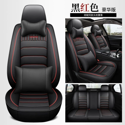 Modelə uyğun (Original) oturacaq örtükləri — full leather seven-seat special car - cys-c-15-black-and-red-five-seat-luxury-version-11
