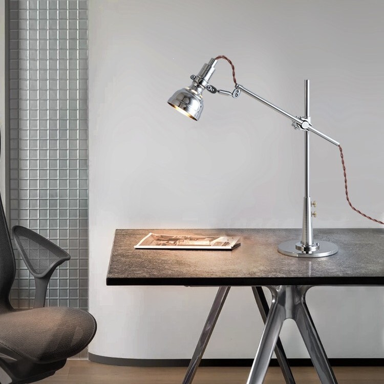 Vintage-style work lamp, bedside floor lamp, living room adjustable arm, industrial style, wabi-sabi style, suitable for coffee shops and homestays Vintage-style work lamp, bedside floor lamp, living room adjustable arm, industrial style, wabi-sabi style, suitable for coffee shops and homestays