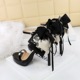 7252-H108M European and American style high heels, waterproof platform, height increasing bow, straight strap, exposed toe, banquet slim heel sandals