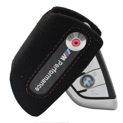 GT series 6 series x3x4 suede – Car key bag - original-car-size-blade-red-line