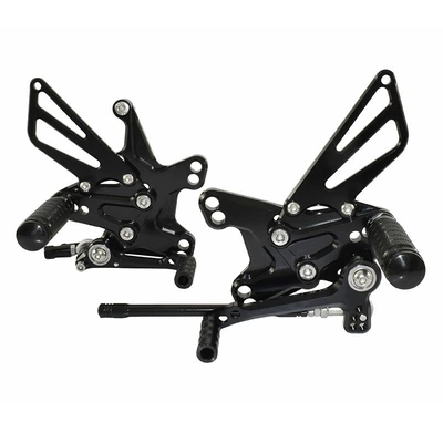 Suitable for Kawasaki Ninja Zx10R Zx-10R 11-15 Modified Motorcycle Raised Footrest Rear Shift Assembly (Motorcycle pedals) - black