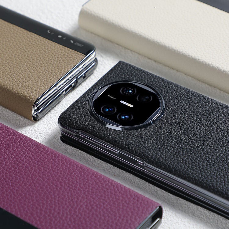 For Huawei Mate X6 Mobile Phone Case Mate X5 Collection Dormant Flip Leather Case X5 Cowhide Case X3 Branch Niche For Huawei Mate X6 Mobile Phone Case Mate X5 Collection Dormant Flip Leather Case X5 Cowhide Case X3 Branch Niche