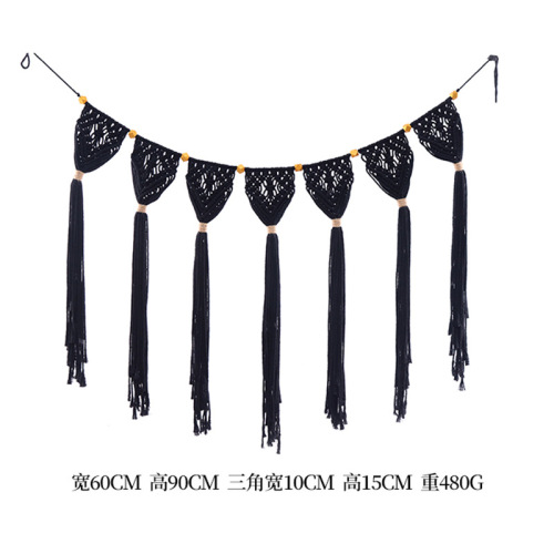 Cross-border hand-woven bohemian cotton rope tapestry DIY Nordic style tapestry B&B home decoration tapestry