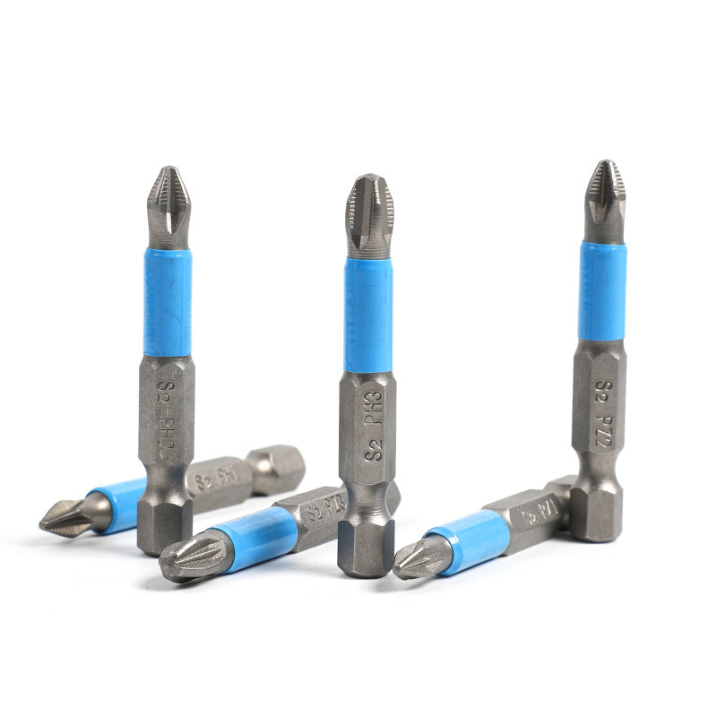 S2 スチール製滑り止めビット電動ビットクロスビット電動ドライバー PH1/PH2/PH3/PZ1/PZ2/PZ3|undefined