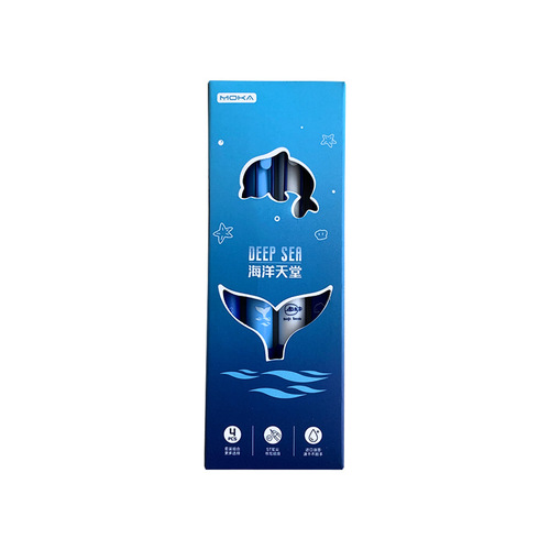 MOKA European bag series push pen push type gel pen set soft hand holding good-looking water pen student signature pen