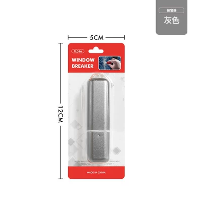 Car Window Breaking Tool — Qəza çəkici - window-breaker-grey-blister-pack