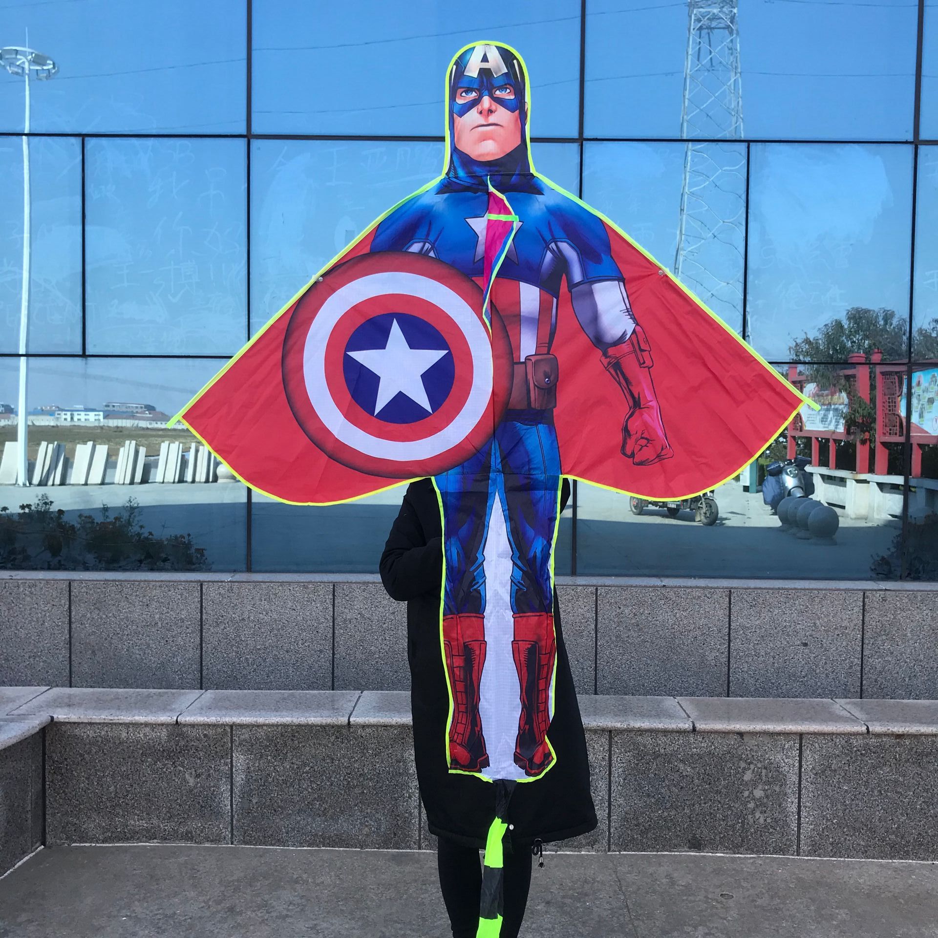 WEIFANG KITE WHOLESALE NEW HERO KITE CARTOON FULL BODY KITE CARTOON FULL BODY LONG TAIL KITE