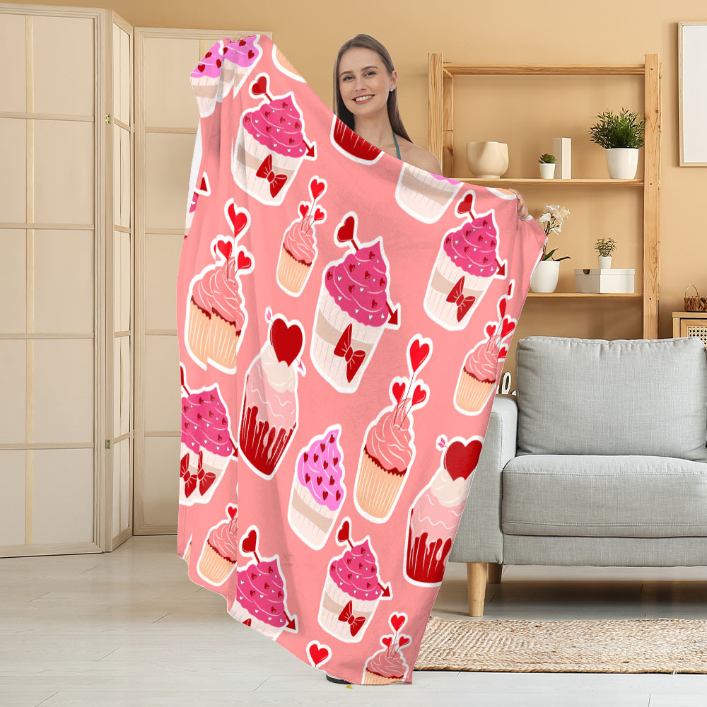 Manta de Franela Festiva con Estampado Navideño, Manta para Siesta, Manta para Aire Acondicionado, Manta Gruesa para Sofá, Manta para Dormitorio