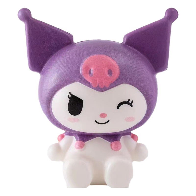 Sanrio descompresión muñeca pu lento rebote muñeca coolomi decoración gran oído perro lindo juguete de dibujos animados melodía